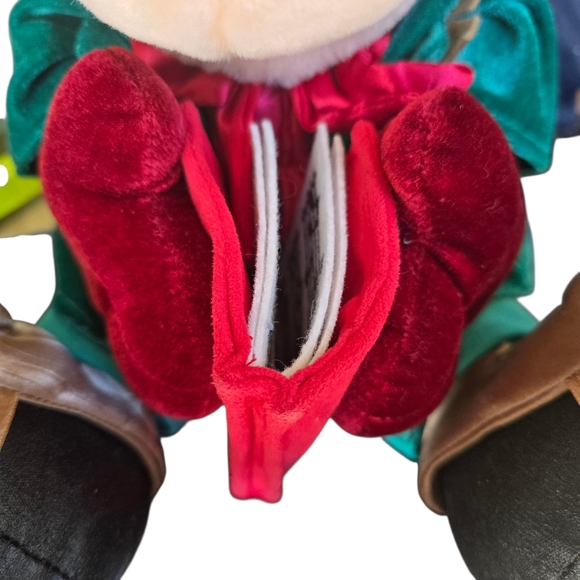 Disney Parks Mickey Mouse Christmas Caroler Velvet Plush Sings Jingle Bells - Picture 5 of 7